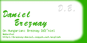 daniel breznay business card